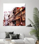 Urban Distortion VIII by Jean-François Dupuis on GIANT ART - orange city scene ville