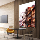 Urban Distortion VIII by Jean-François Dupuis on GIANT ART - orange city scene ville