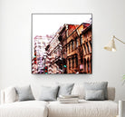 Urban Distortion VIII by Jean-François Dupuis on GIANT ART - orange city scene ville