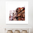 Urban Distortion VIII by Jean-François Dupuis on GIANT ART - orange city scene ville