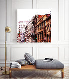 Urban Distortion VIII by Jean-François Dupuis on GIANT ART - orange city scene ville