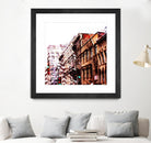 Urban Distortion VIII by Jean-François Dupuis on GIANT ART - orange city scene ville