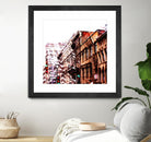 Urban Distortion VIII by Jean-François Dupuis on GIANT ART - orange city scene ville