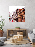 Urban Distortion VIII by Jean-François Dupuis on GIANT ART - orange city scene ville