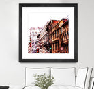 Urban Distortion VIII by Jean-François Dupuis on GIANT ART - orange city scene ville