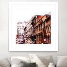 Urban Distortion VIII by Jean-François Dupuis on GIANT ART - orange city scene ville