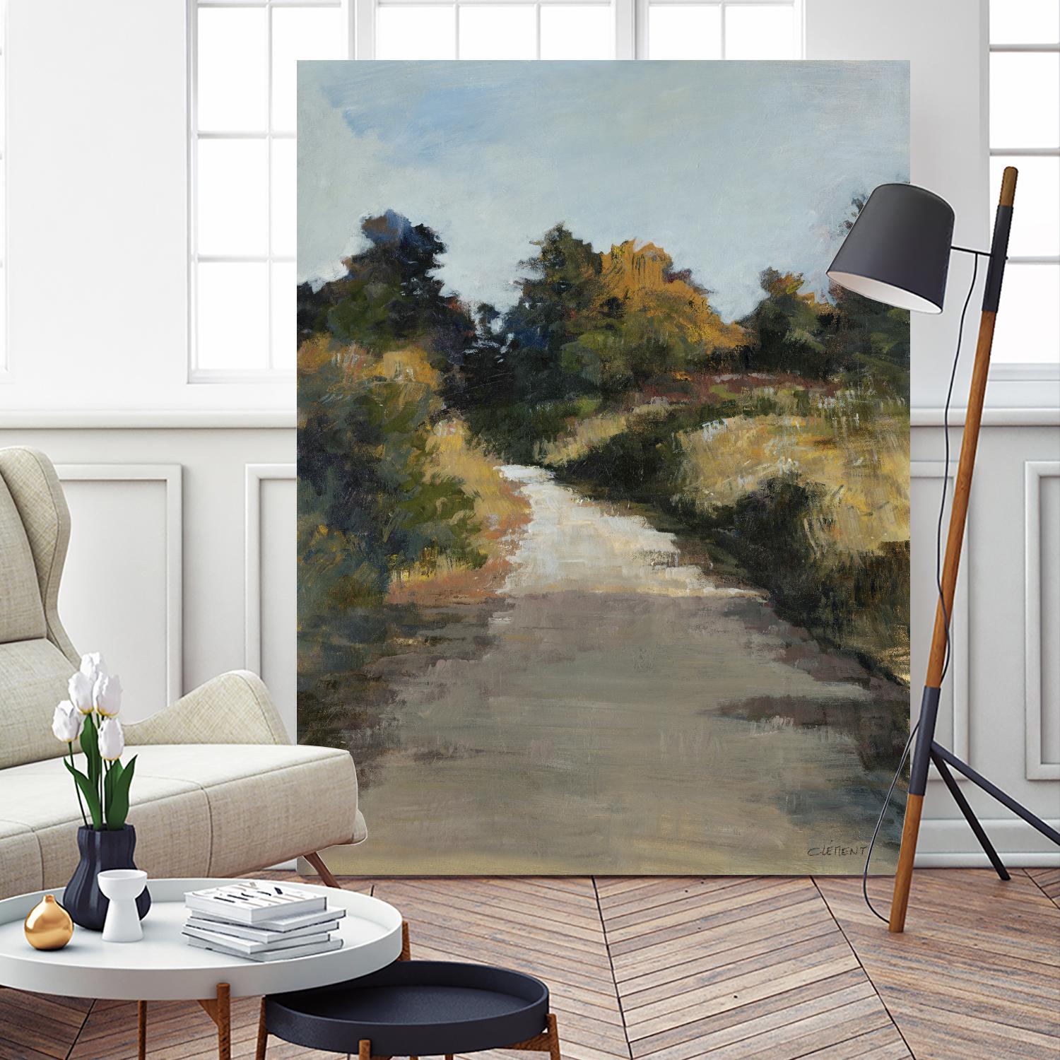 Secret Path by Jacques Clement on GIANT ART - beige landscape route