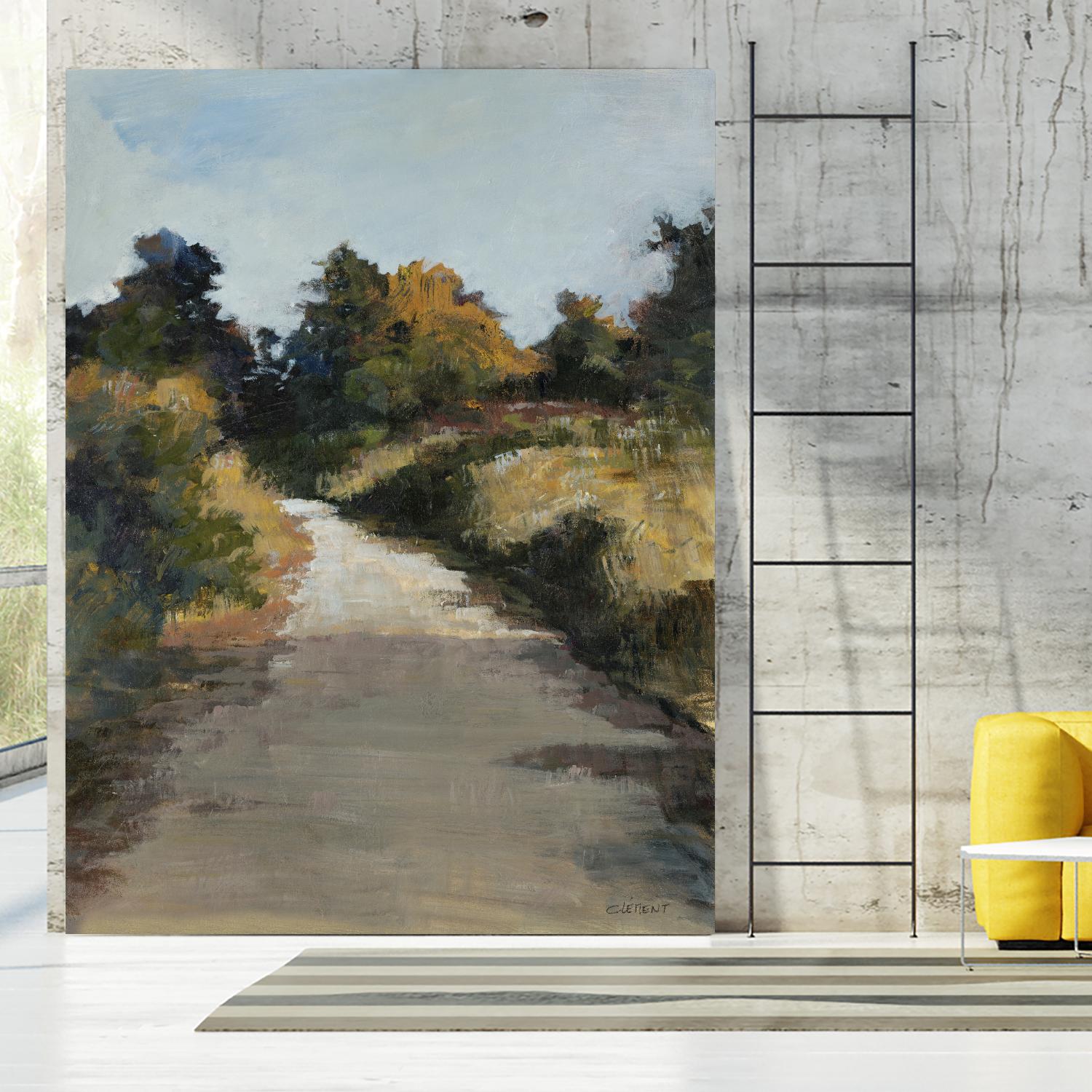 Secret Path by Jacques Clement on GIANT ART - beige landscape route