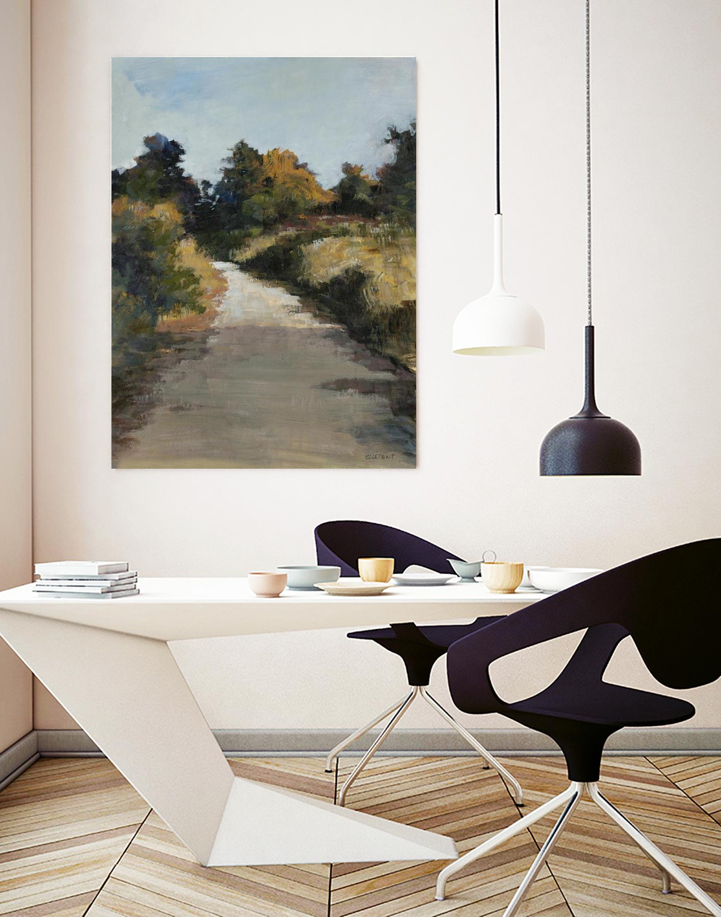 Secret Path by Jacques Clement on GIANT ART - beige landscape route