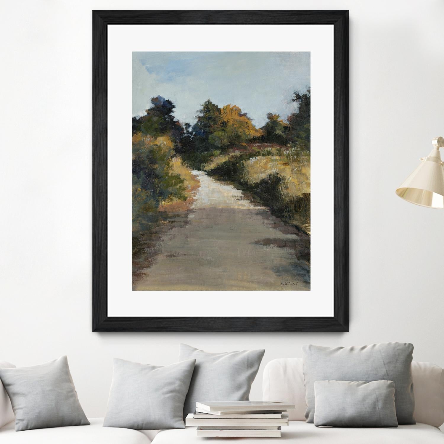 Secret Path by Jacques Clement on GIANT ART - beige landscape route