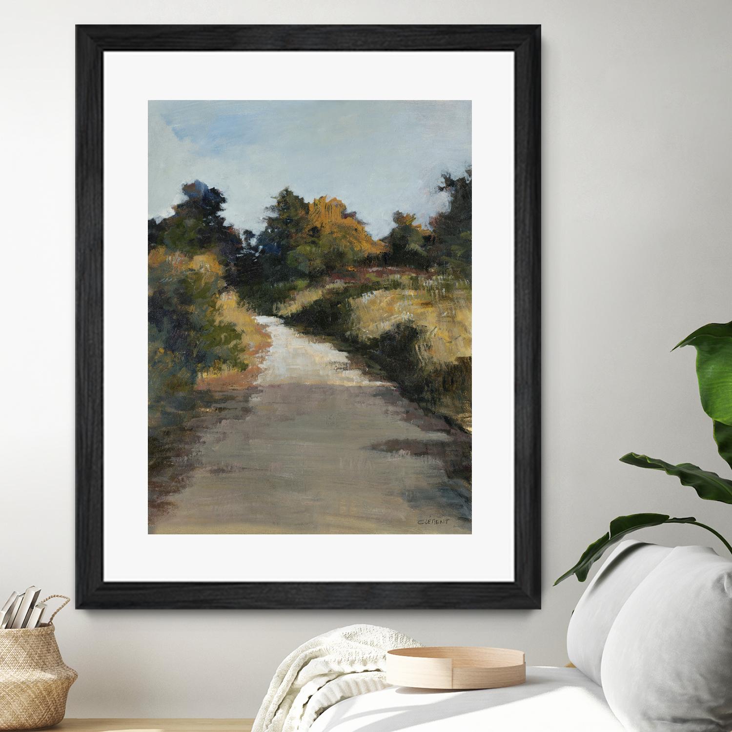 Secret Path by Jacques Clement on GIANT ART - beige landscape route