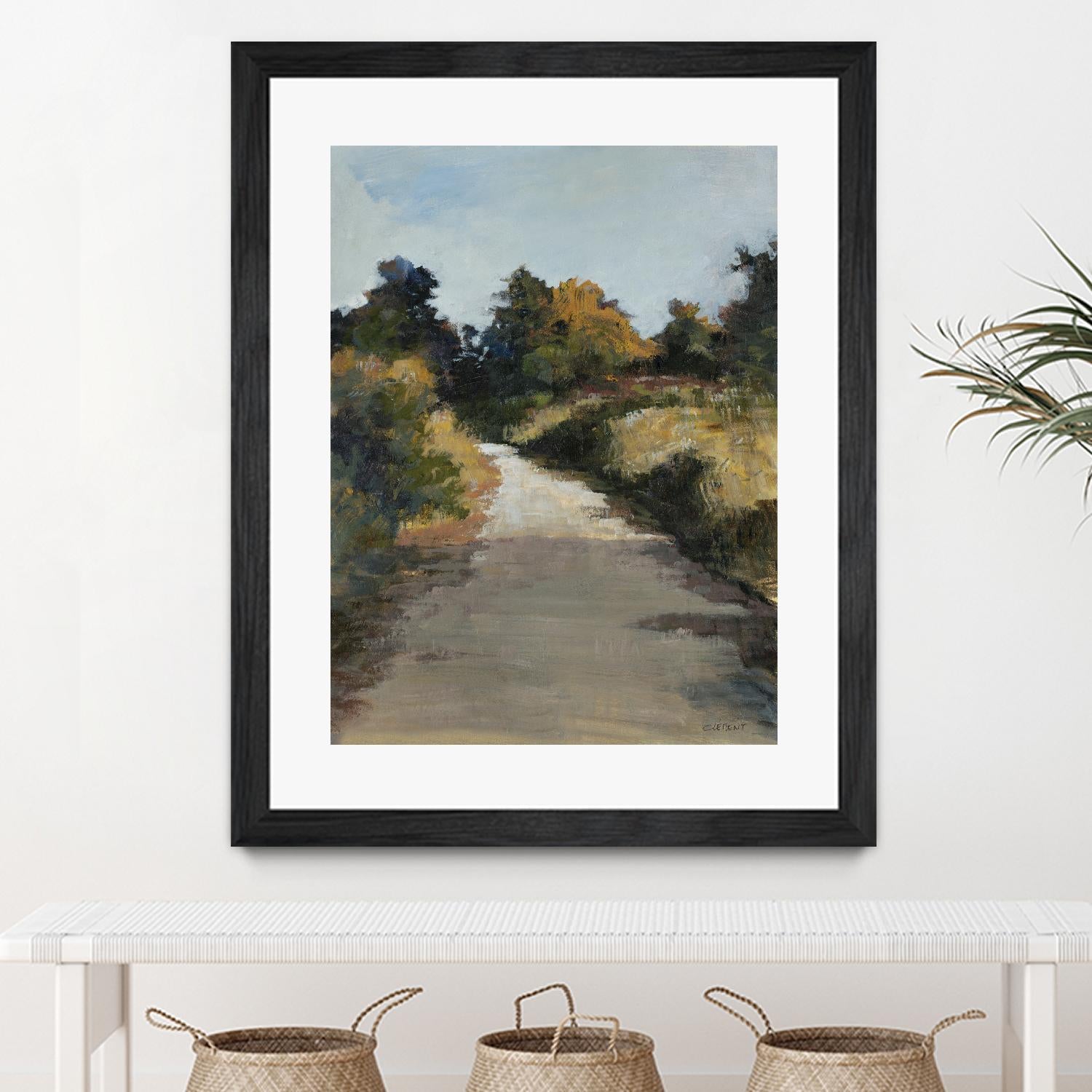 Secret Path by Jacques Clement on GIANT ART - beige landscape route