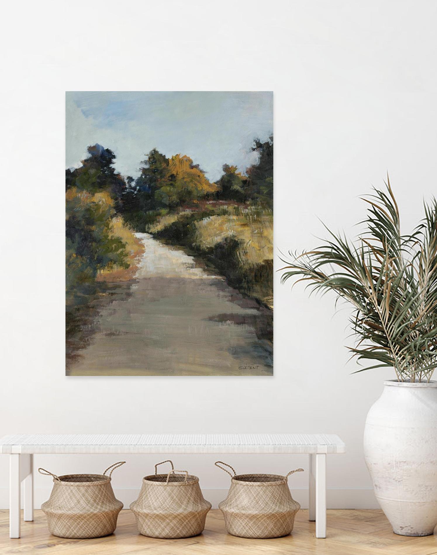 Secret Path by Jacques Clement on GIANT ART - beige landscape route