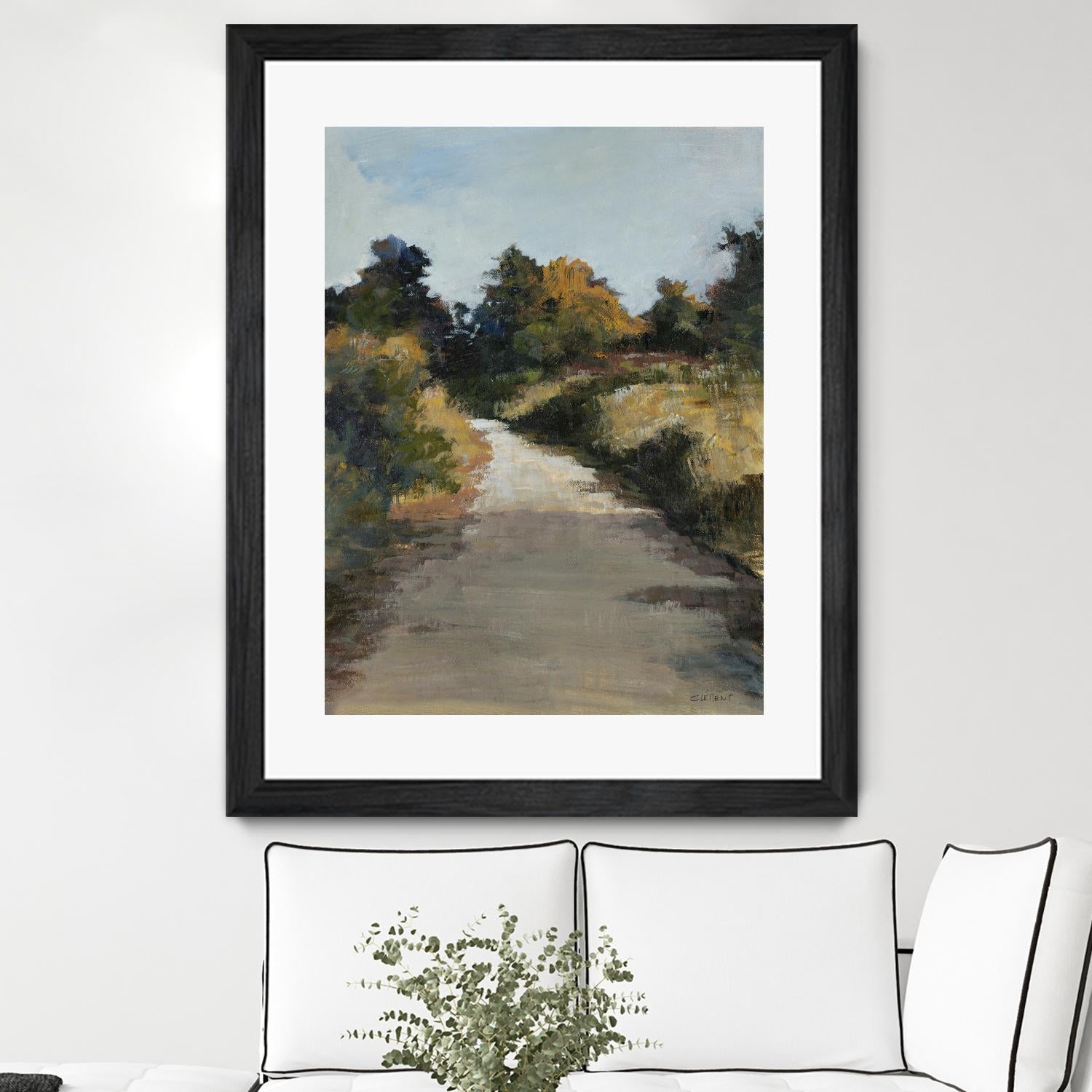 Secret Path by Jacques Clement on GIANT ART - beige landscape route