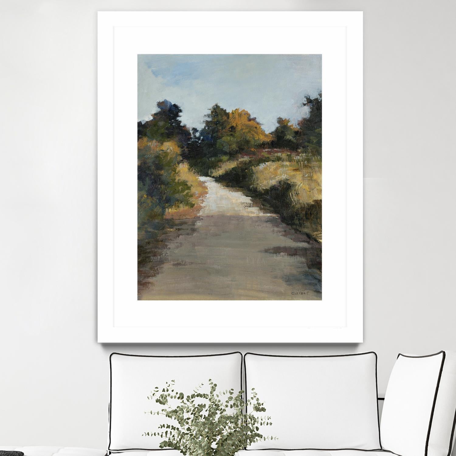 Secret Path by Jacques Clement on GIANT ART - beige landscape route