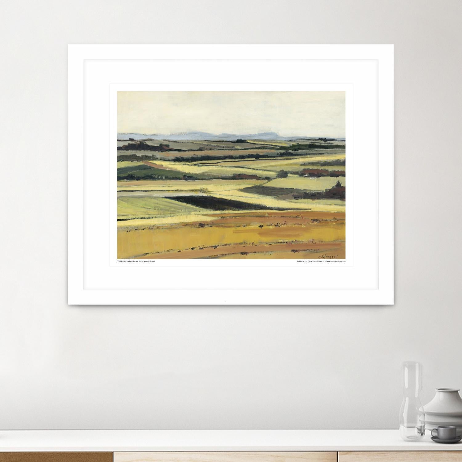 Homeland Peace by Jacques Clement on GIANT ART - green landscape québécois