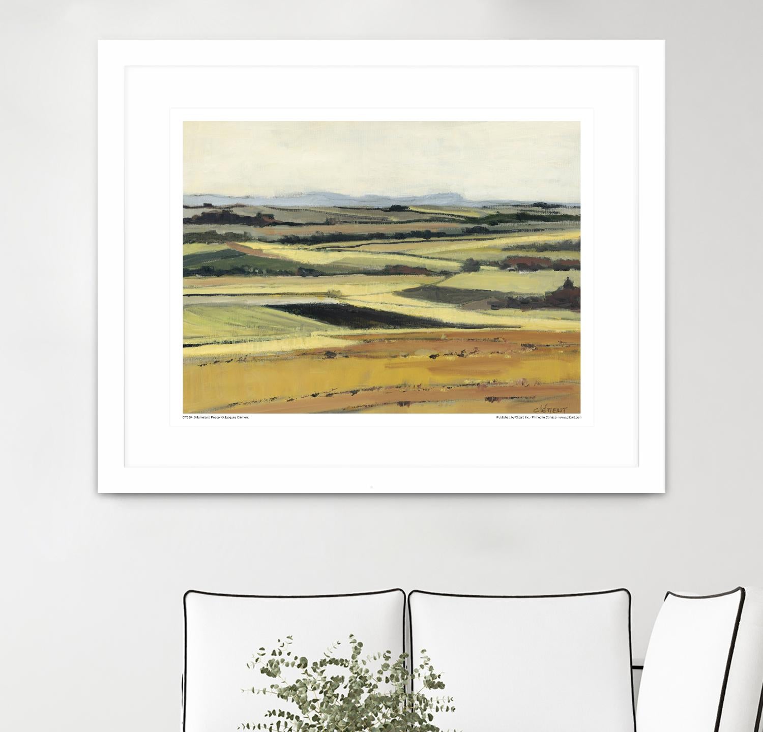 Homeland Peace by Jacques Clement on GIANT ART - green landscape québécois