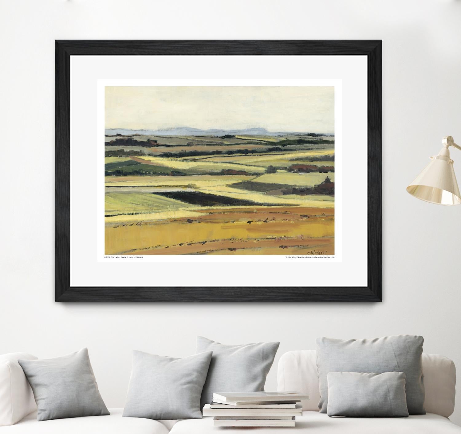 Homeland Peace by Jacques Clement on GIANT ART - green landscape québécois