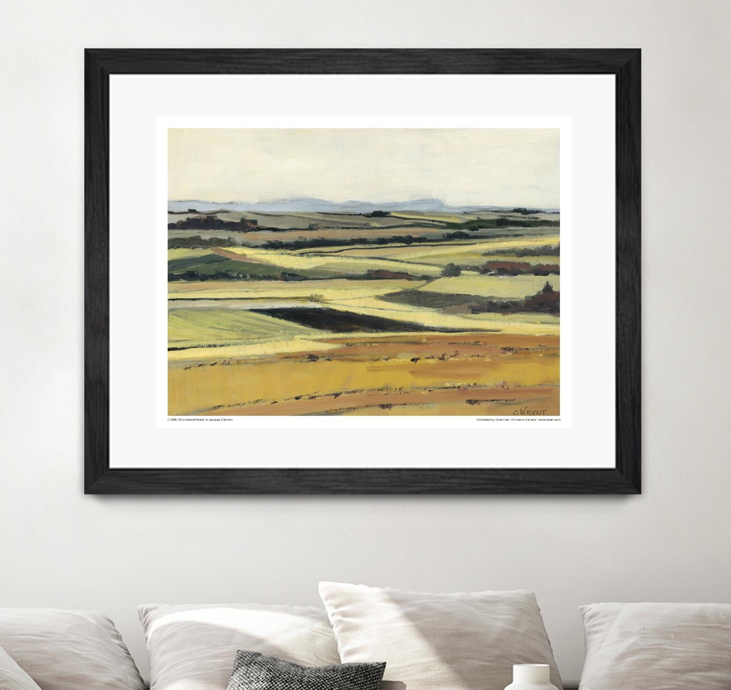 Homeland Peace by Jacques Clement on GIANT ART - green landscape québécois