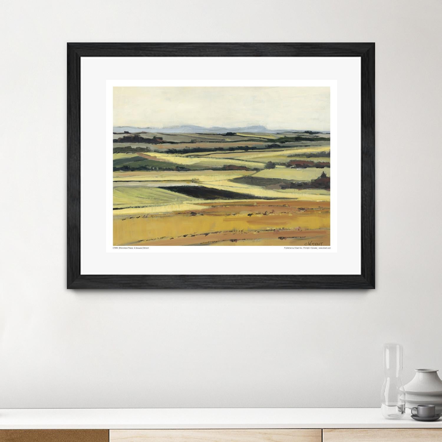 Homeland Peace by Jacques Clement on GIANT ART - green landscape québécois