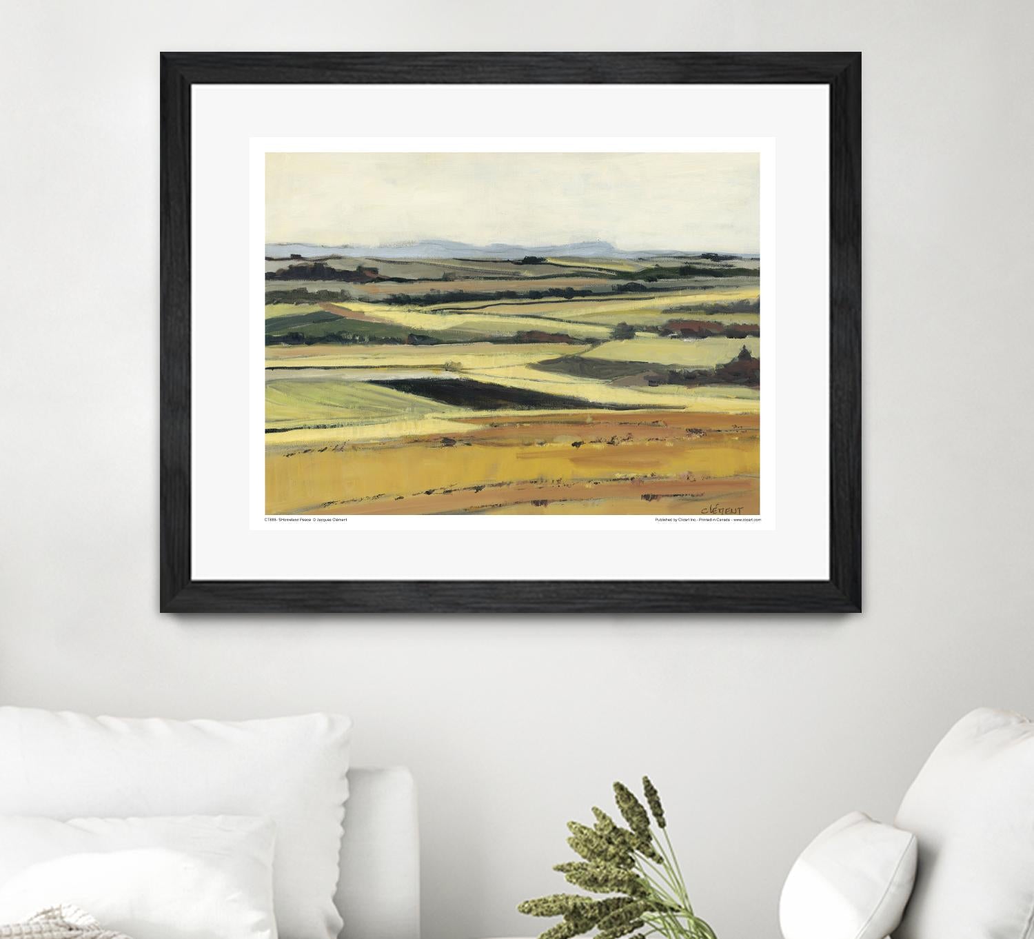 Homeland Peace by Jacques Clement on GIANT ART - green landscape québécois