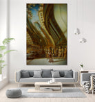 L'explorateur by Alain Cardinal on GIANT ART - beige figurative bus