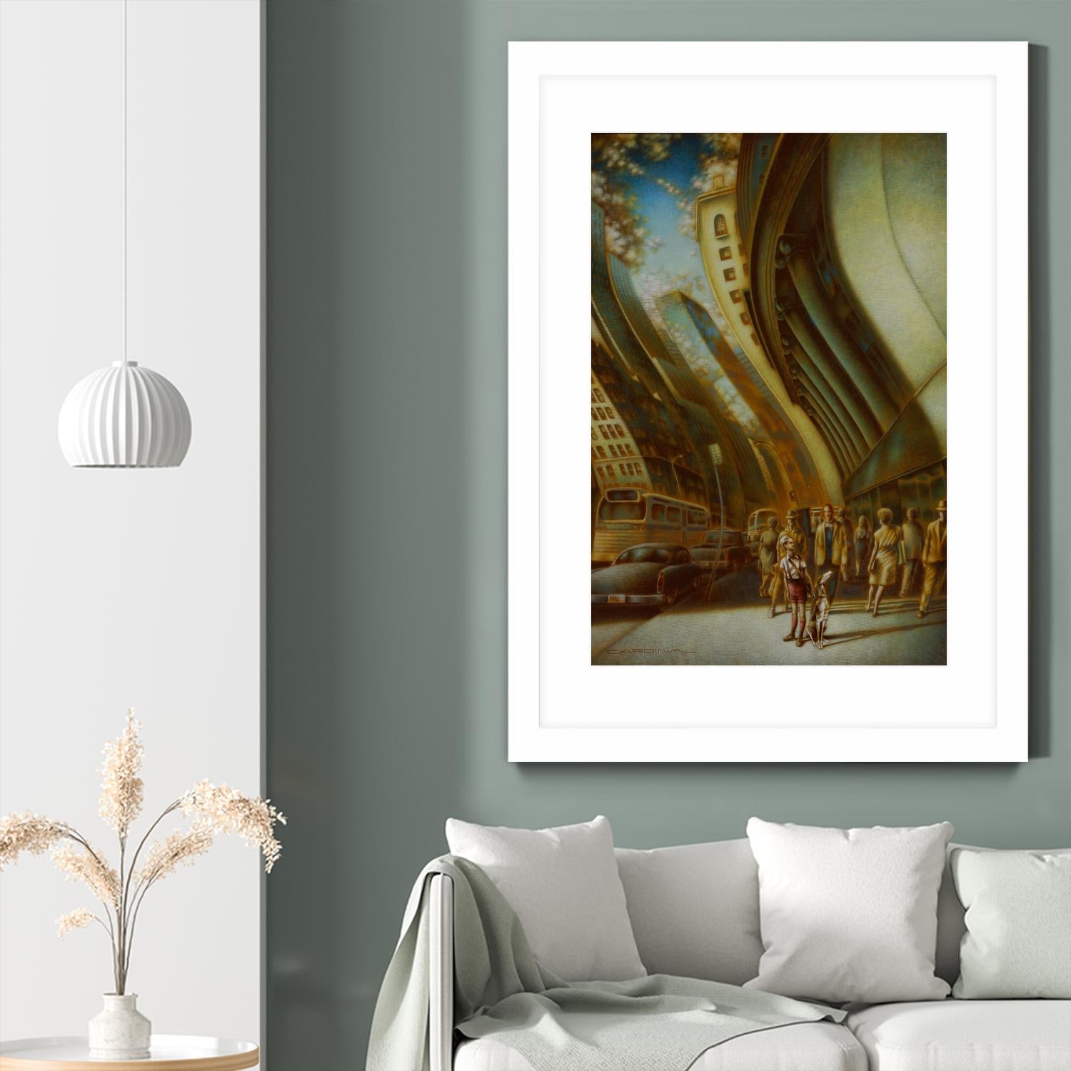 L'explorateur by Alain Cardinal on GIANT ART - beige figurative artistes du québec