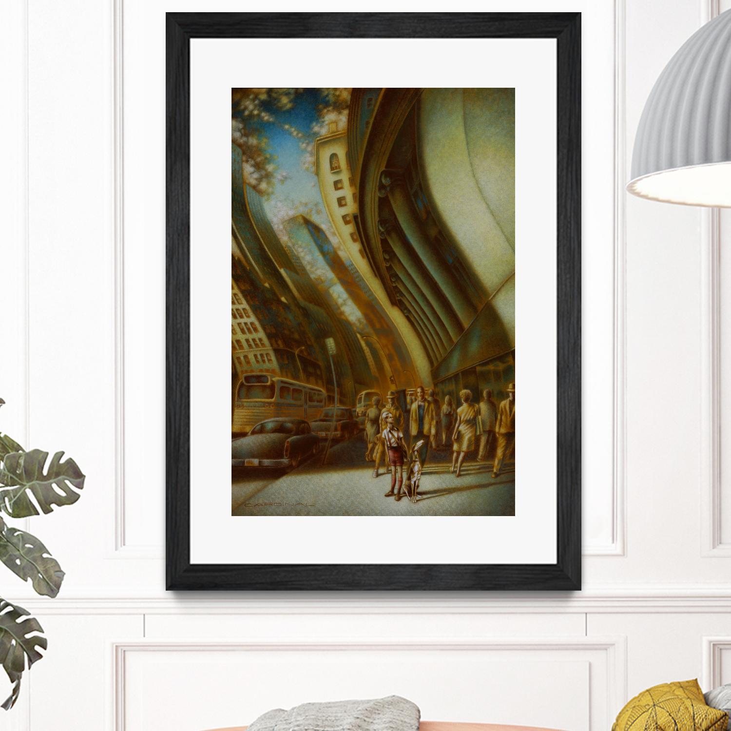 L'explorateur by Alain Cardinal on GIANT ART - beige figurative artistes du québec