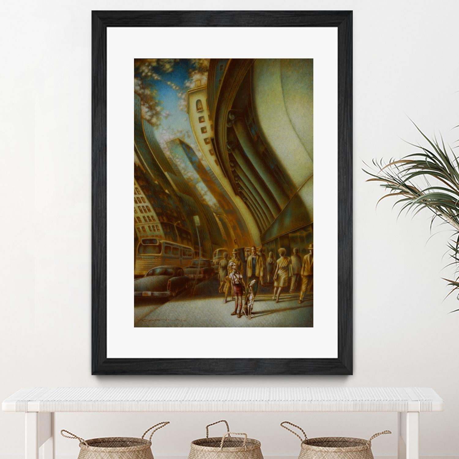 L'explorateur by Alain Cardinal on GIANT ART - beige figurative artistes du québec