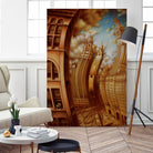 Les ondes seismiques by Alain Cardinal on GIANT ART - gold architecture gratte ciel