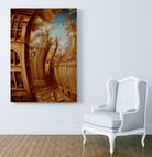 Les ondes seismiques by Alain Cardinal on GIANT ART - gold architecture gratte ciel