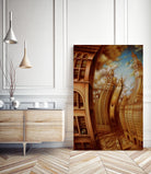 Les ondes seismiques by Alain Cardinal on GIANT ART - gold architecture gratte ciel