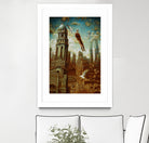 Verticale relative by Alain Cardinal on GIANT ART - gold whimsical mouettes