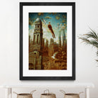 Verticale relative by Alain Cardinal on GIANT ART - gold whimsical mouettes