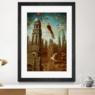 Verticale relative by Alain Cardinal on GIANT ART - gold whimsical mouettes