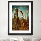 Verticale relative by Alain Cardinal on GIANT ART - gold whimsical mouettes