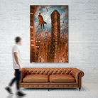 Empire d'argile by Alain Cardinal on GIANT ART - beige whimsical la nuit