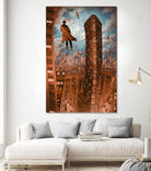 Empire d'argile by Alain Cardinal on GIANT ART - beige whimsical la nuit