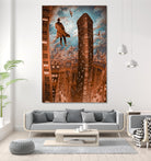 Empire d'argile by Alain Cardinal on GIANT ART - beige whimsical la nuit