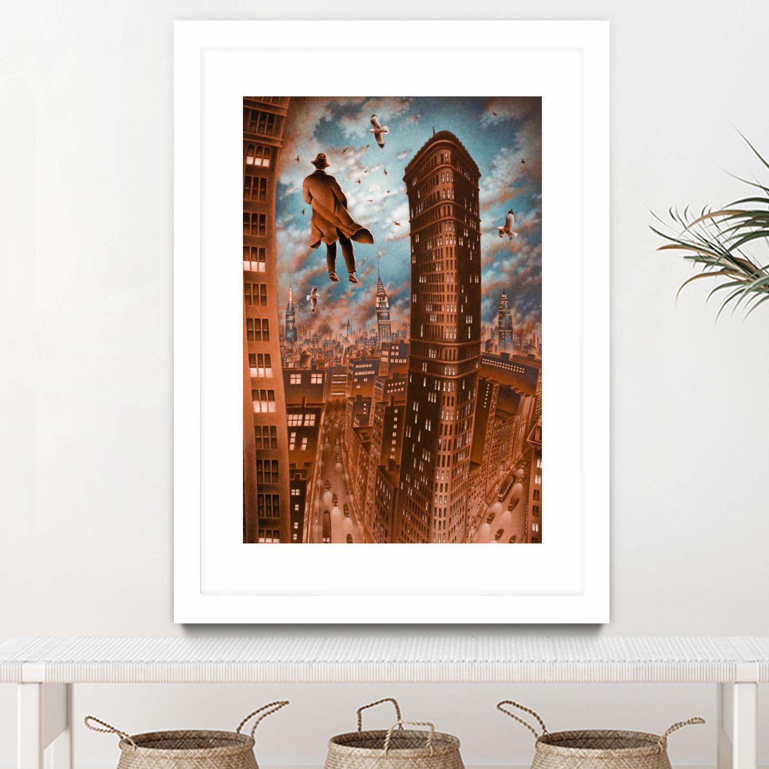 Empire d'argile by Alain Cardinal on GIANT ART - beige whimsical la nuit