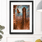 Empire d'argile by Alain Cardinal on GIANT ART - beige whimsical la nuit