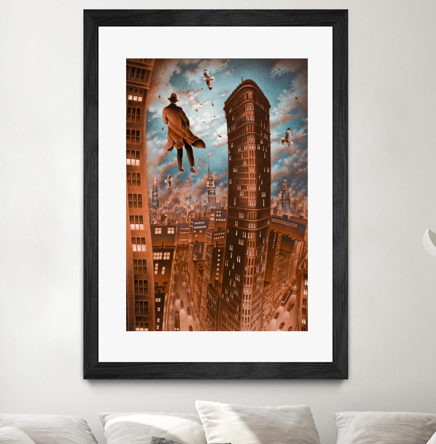 Empire d'argile by Alain Cardinal on GIANT ART - beige whimsical la nuit