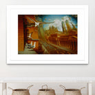 La nouvelle  Samarkand by Alain Cardinal on GIANT ART - gold animal mouettes