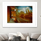 La nouvelle  Samarkand by Alain Cardinal on GIANT ART - gold animal mouettes