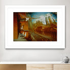 La nouvelle  Samarkand by Alain Cardinal on GIANT ART - gold animal mouettes