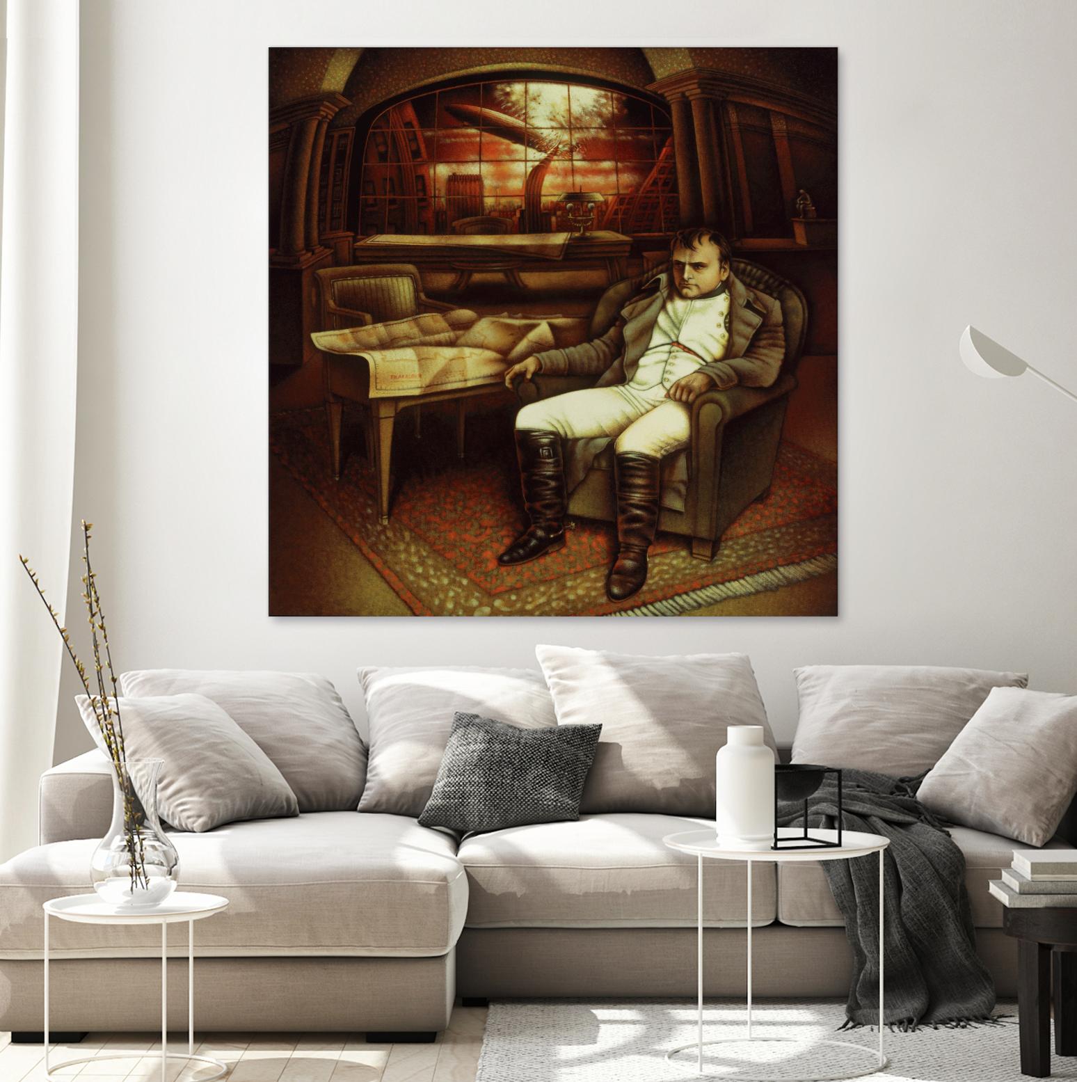 L'éternel retour by Alain Cardinal on GIANT ART - beige figurative napoleon