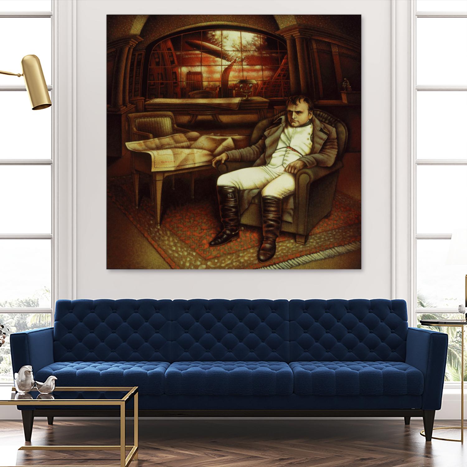 L'éternel retour by Alain Cardinal on GIANT ART - beige figurative napoleon