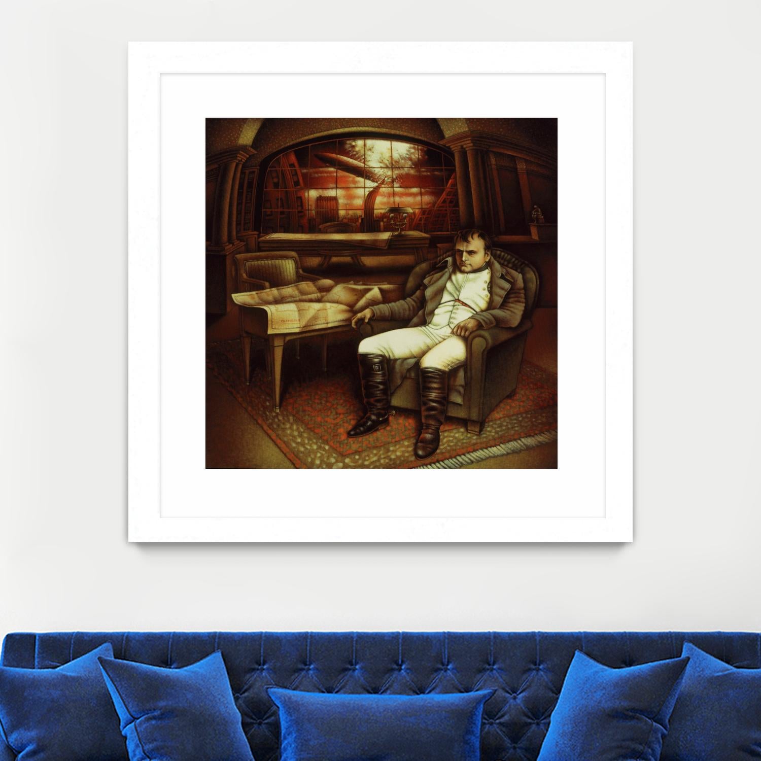 L'éternel retour by Alain Cardinal on GIANT ART - beige figurative napoleon