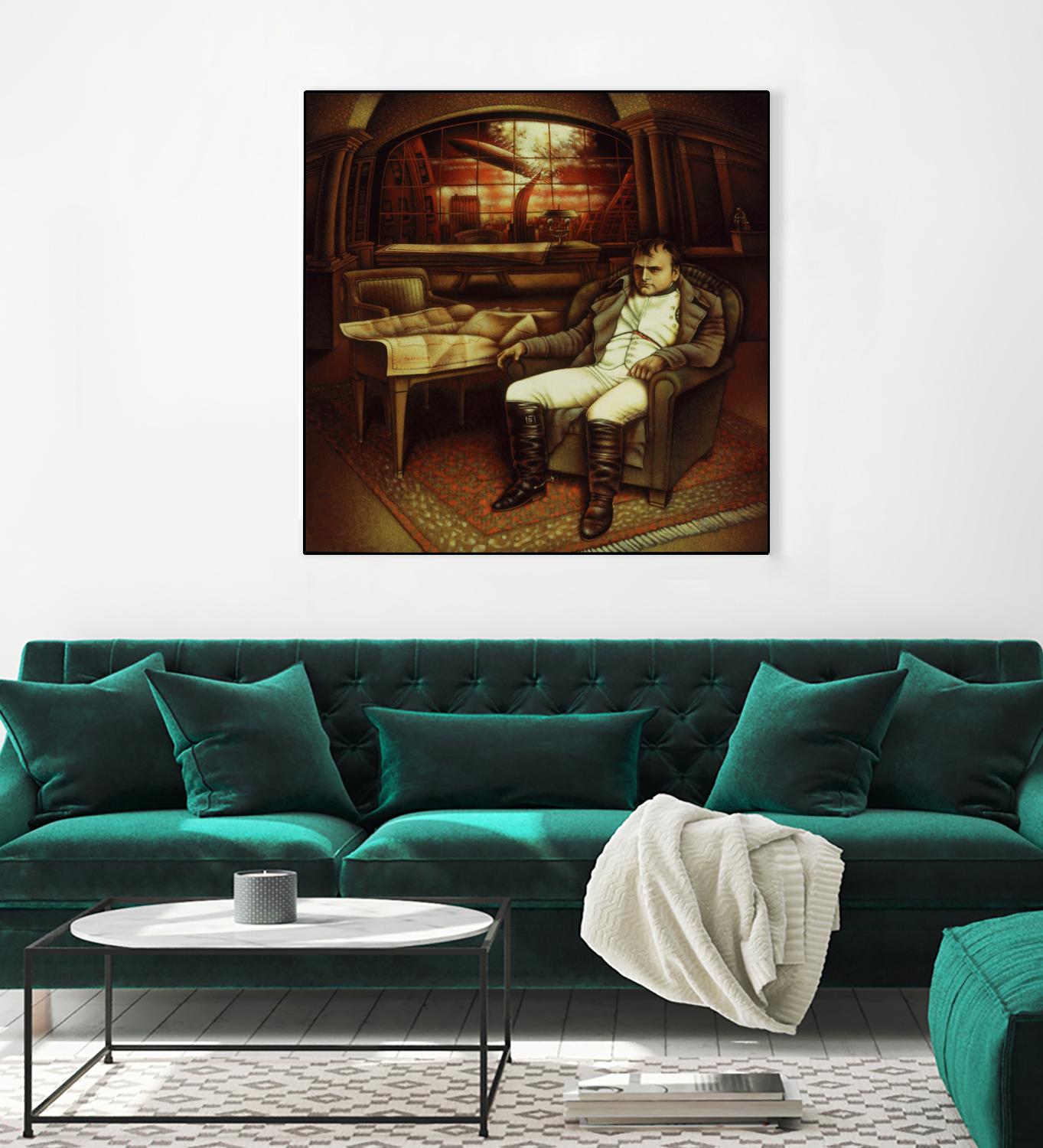 L'éternel retour by Alain Cardinal on GIANT ART - beige figurative napoleon