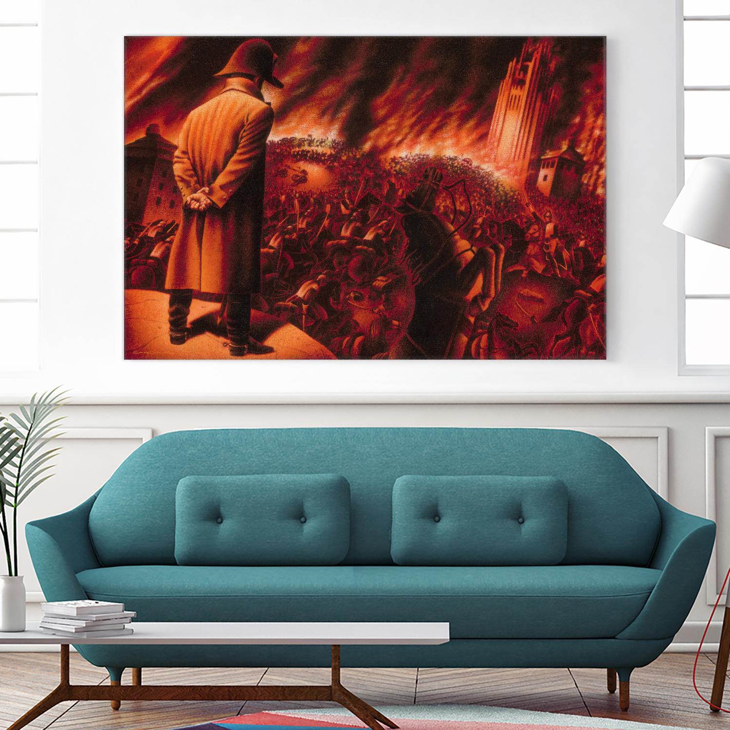 Ira Imperatoris by Alain Cardinal on GIANT ART - red figurative napoleon